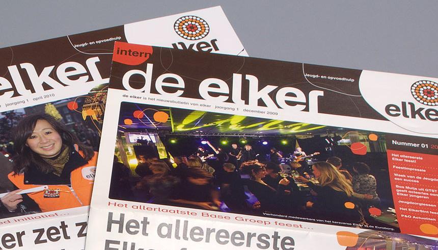 Huisstijl jeugdzorginstelling Elker