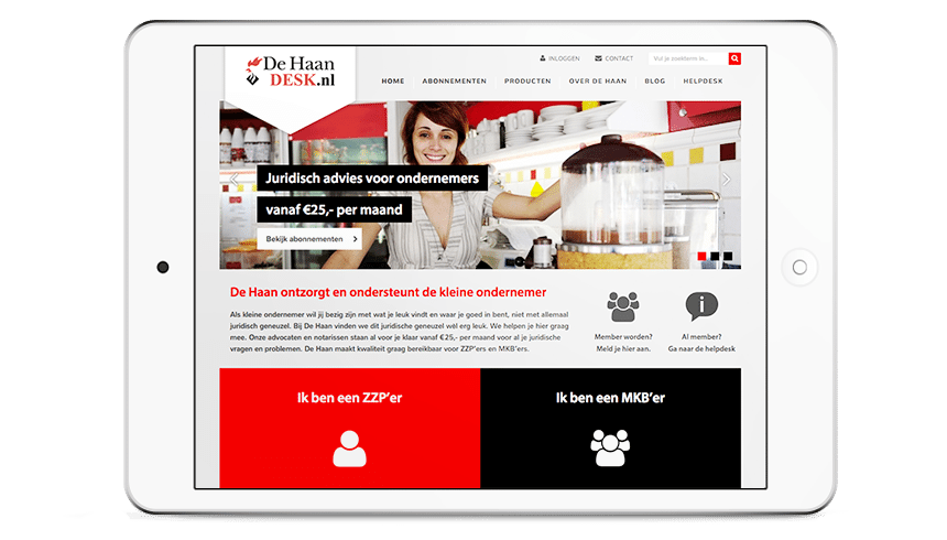 Online activatiecampagne De Haan Advocaten