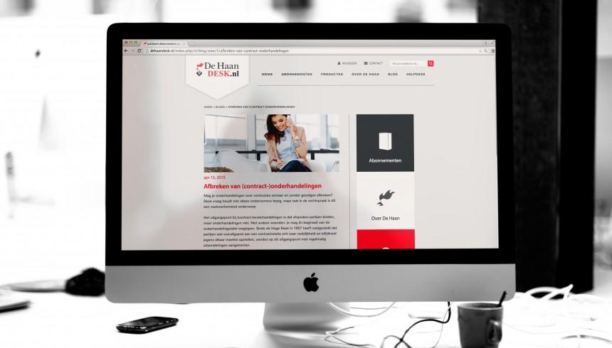 Online activatiecampagne De Haan Advocaten
