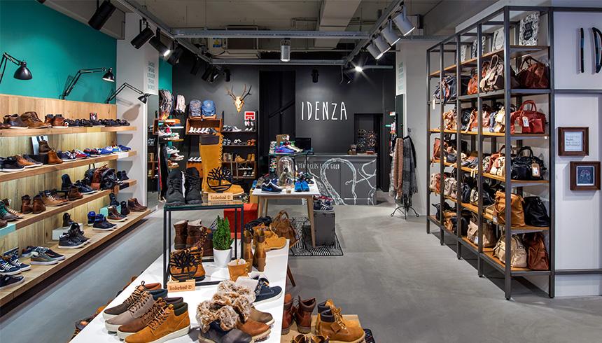 Interior branding schoenenzaak Idenza