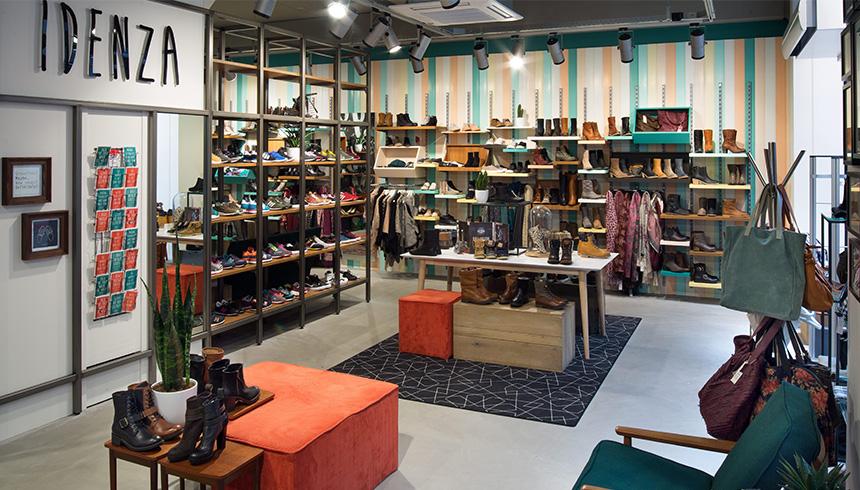 Interior branding schoenenzaak Idenza