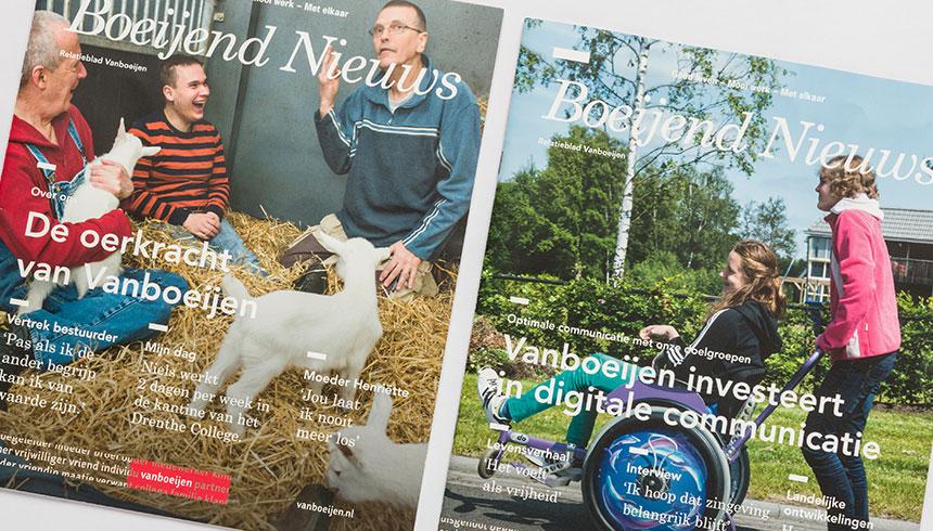 Positionering gehandicaptenzorg Vanboeijen