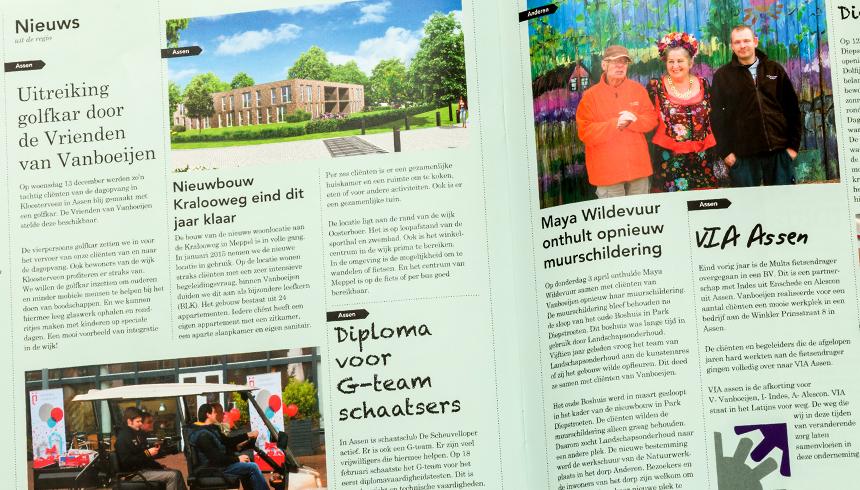 Positionering gehandicaptenzorg Vanboeijen